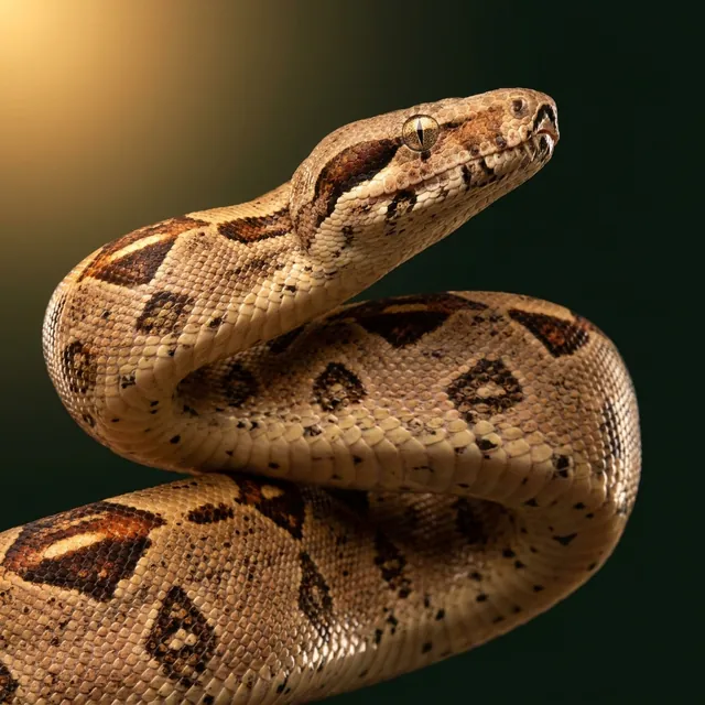 Boa constrictor portrait