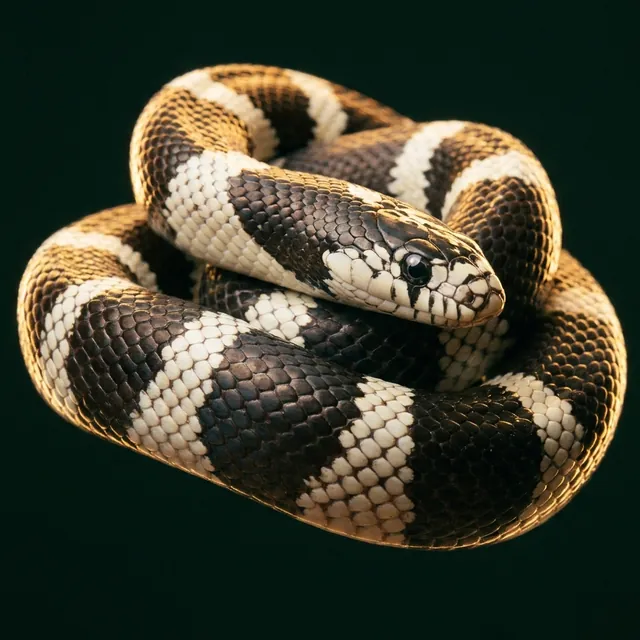 California kingsnake portrait
